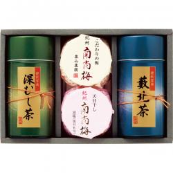 紀州南高梅・静岡銘茶詰合せ (C)