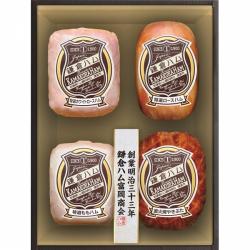 鎌倉ハム富岡商会 特選ハム・直火焼やきぶた4本詰め【目録】