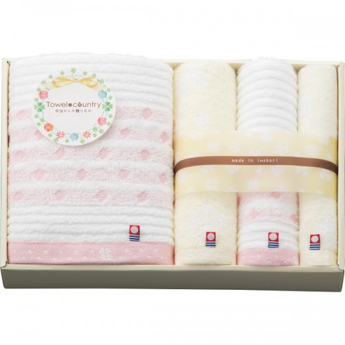 TOWEL　COUNTRY　バス・フェイス・ハンドタオルセット