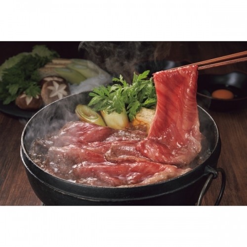 銀座吉澤 黒毛和牛肩ロースすき焼き用(650g)【目録】